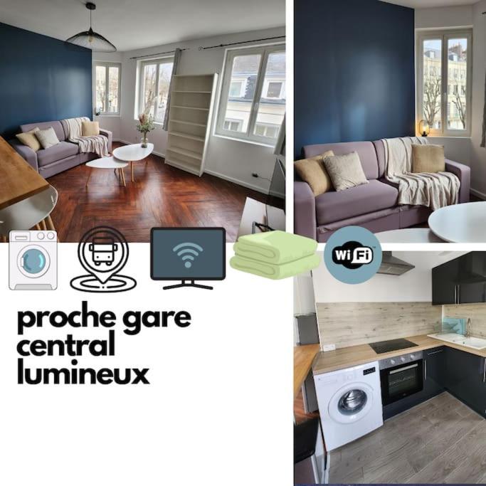 Urban Studio - Gare A Proximite Rouen Exteriör bild